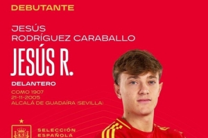 kaiyun体育-19岁赫苏斯-罗德里格斯完成西班牙首秀，也是科莫首位西班牙国脚